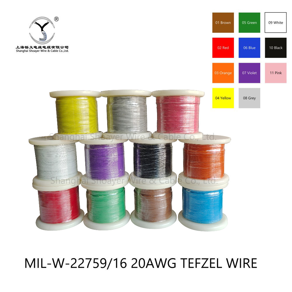M22759/16 20AWG TEFZEL WIRE