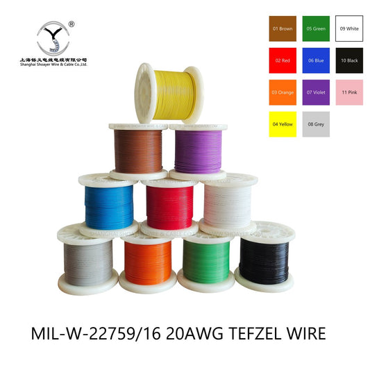 M22759/16 20AWG TEFZEL WIRE