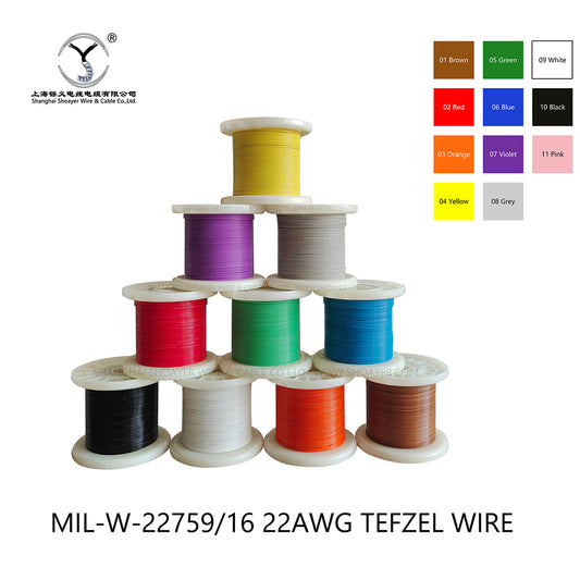 M22759/16 22AWG TEFZEL WIRE